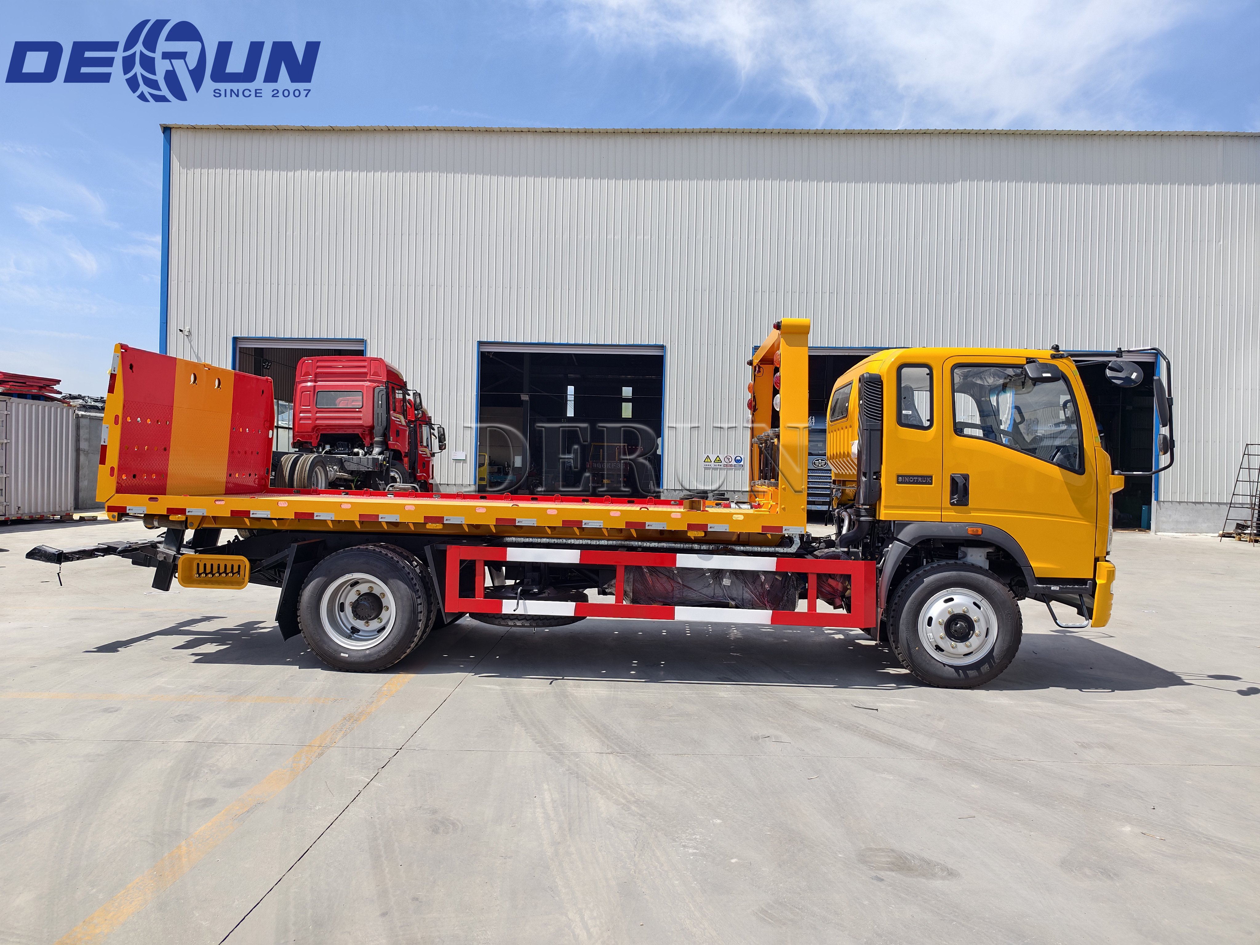 Sinotruk HOWO 4x2 Wrecker Truck toimitetaan Nicaraguaan