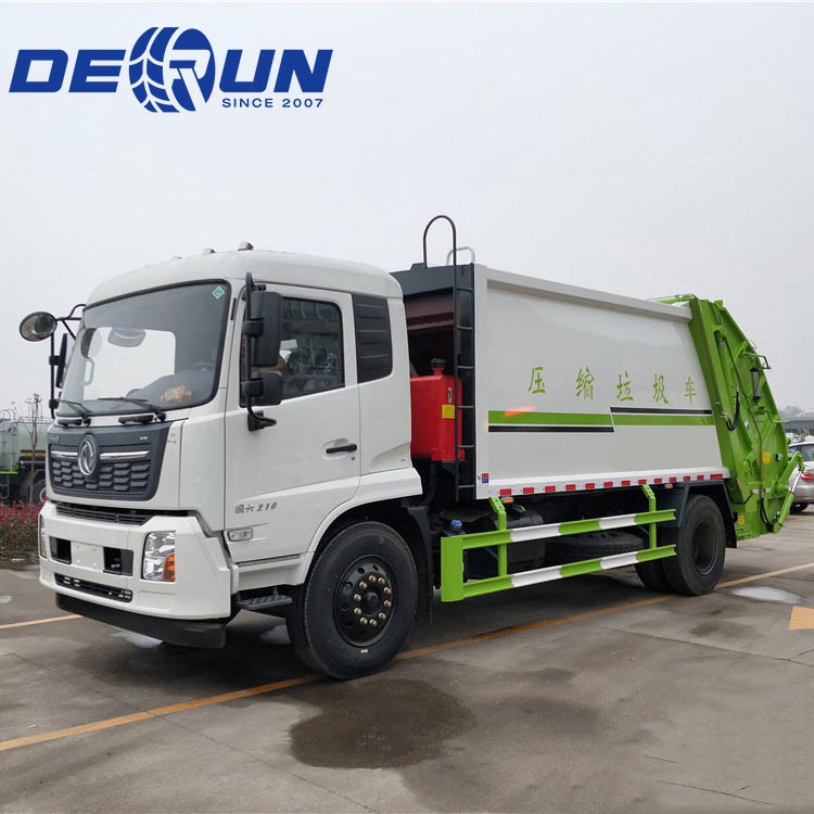 Dongfeng 4x2 kuusipyöräinen roskakompressoriauto