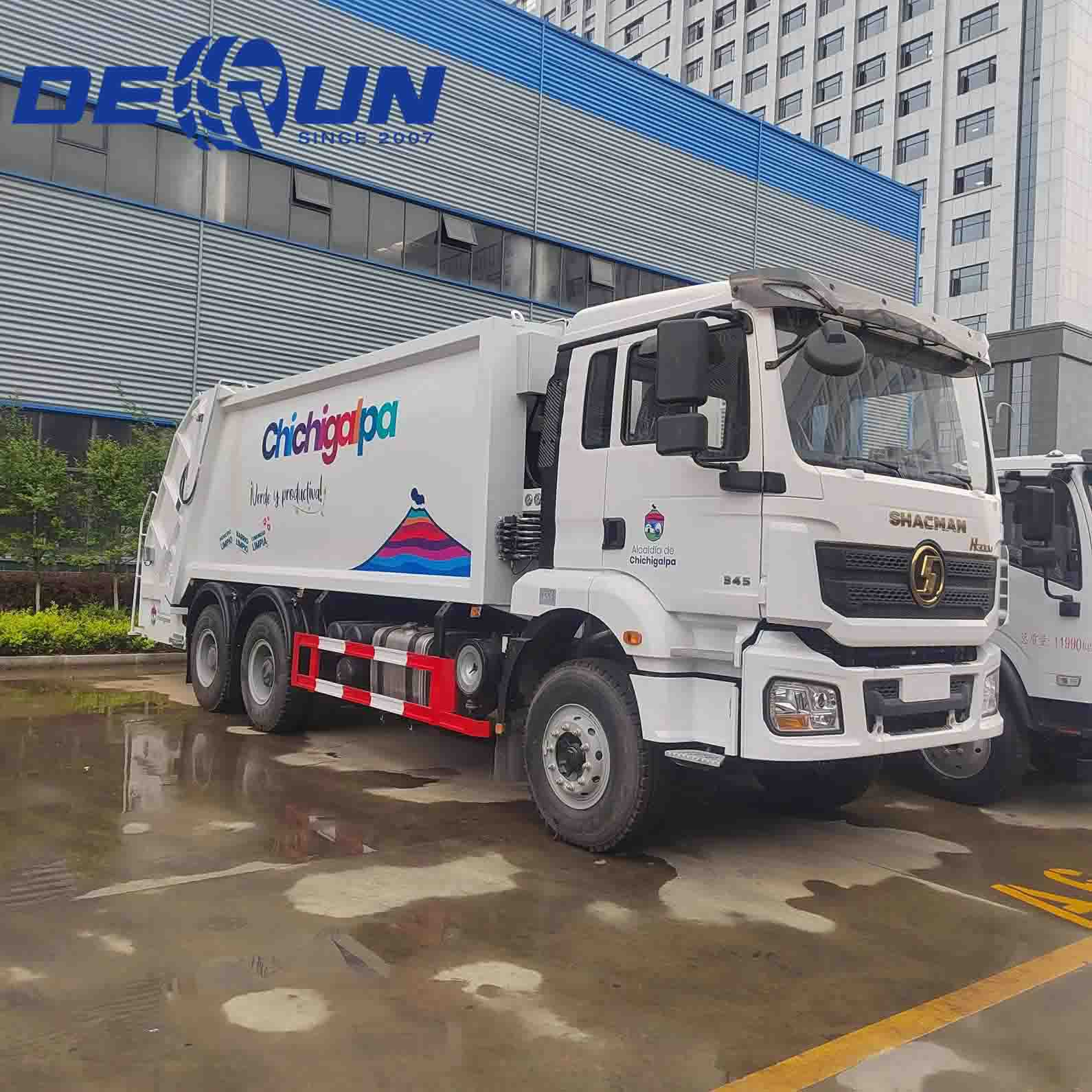 Shacman 6x4 Compactor Roskakori