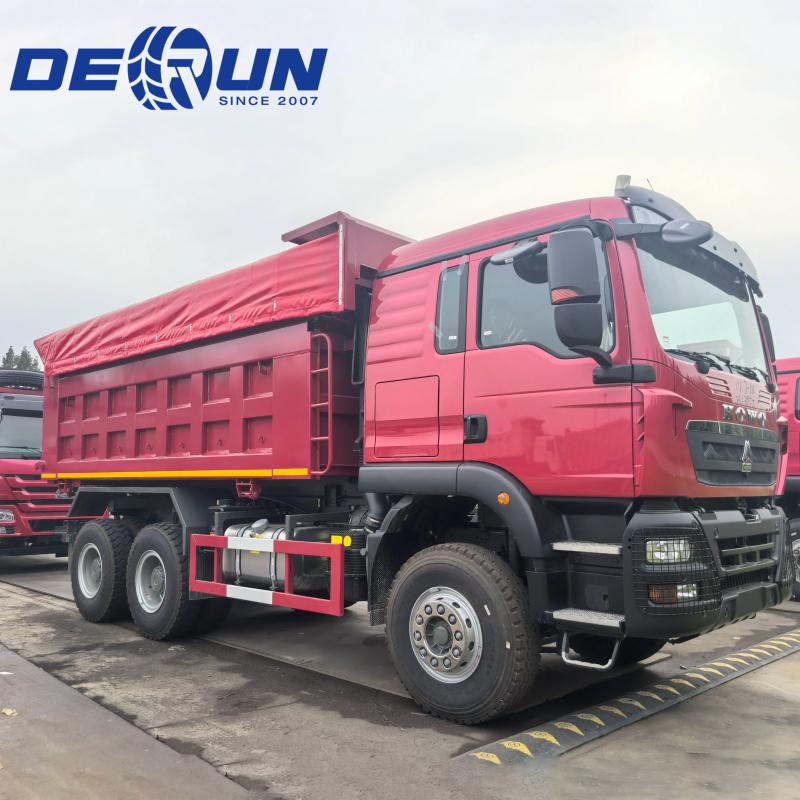 Sinotruk Howo TX 6x4 336HP kippiauto Etiopialle ja Djiboutille
